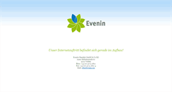 Desktop Screenshot of evenin.com
