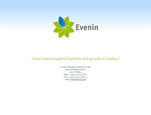 Tablet Screenshot of evenin.com